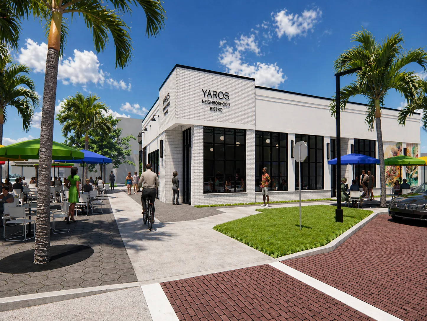 Grand Central Retail, YAROS Neighborhood Bistro storefront
