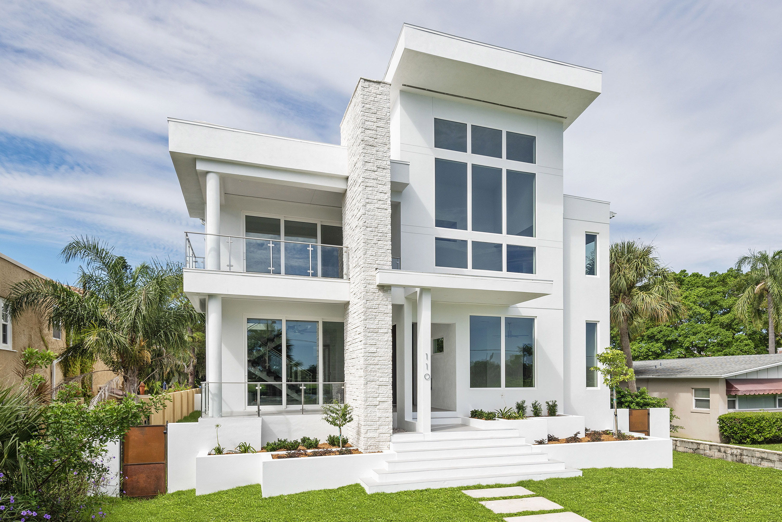 Modern custom home in Hyde Park, Tampa, Florida