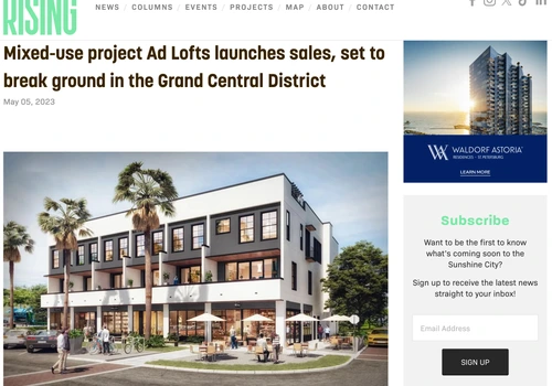 Mixed-use project Ad Lofts launches sales, set to break ground in the Grand Central District