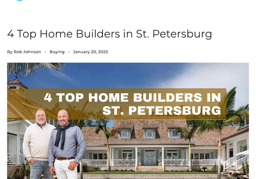 4 Top Home Builders in St. Petersburg